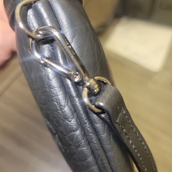 MCM Black Monogram Pouch - Picture 2 of 5